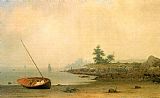 Martin Johnson Heade Canvas Paintings - The Stranded Boat